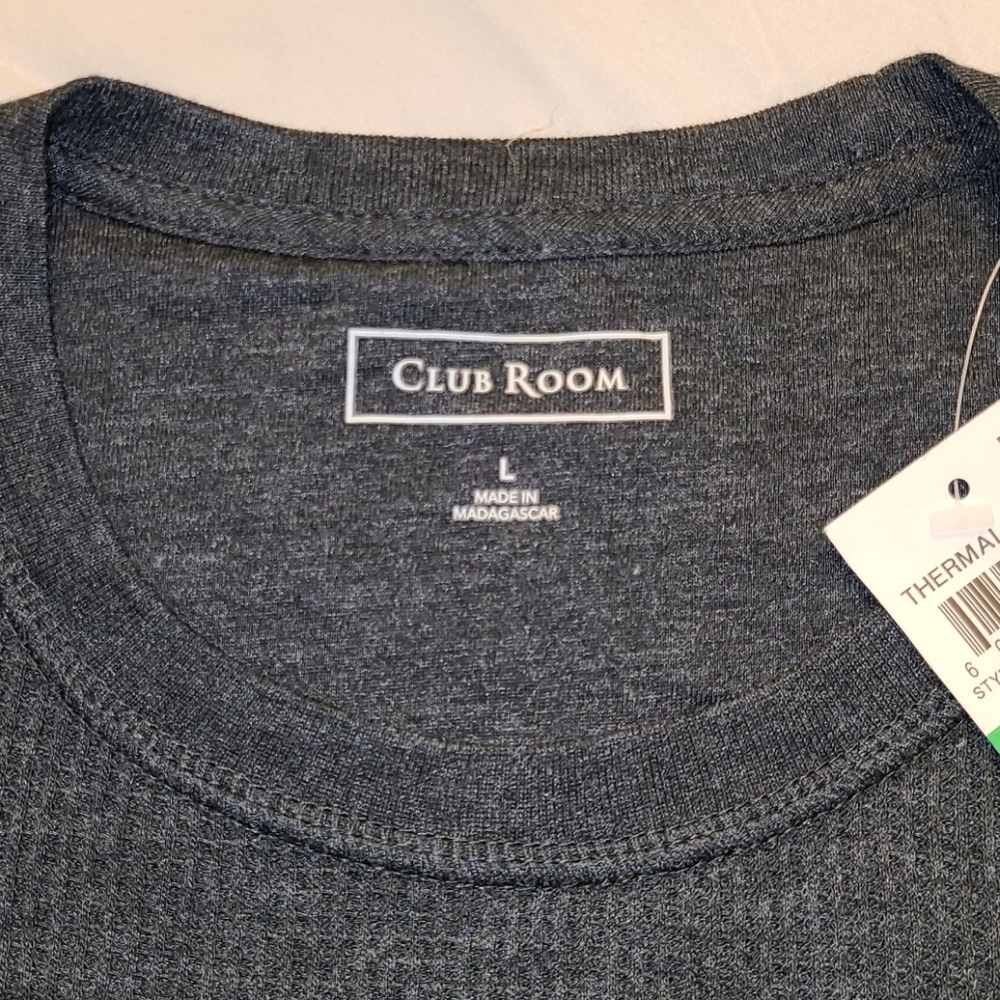 Club Rm thermal crewneck gray shirt - Picture 3 of 16
